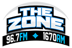 96.7 The Zone logo